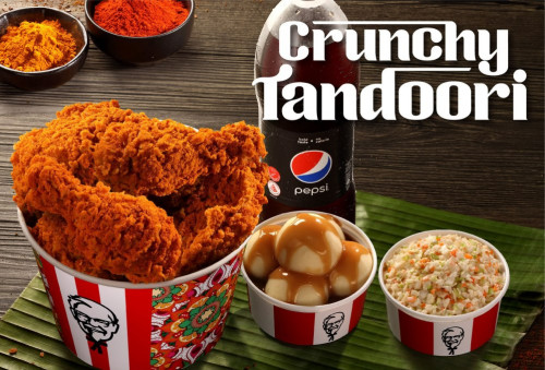 Photo 2a with background Crunchy Tandoori 5 pc Combo