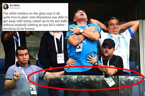 SPORT PREVIEW Maradona and Glass Balcony
