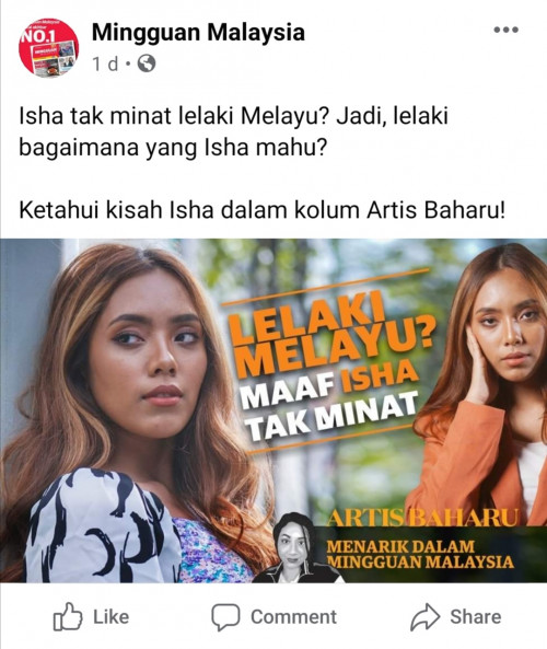 Lelaki Melayu? Maaf Isha tak minat