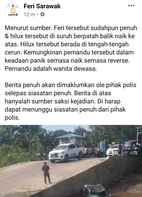 Hilux Masuk Sungai 9 Dead