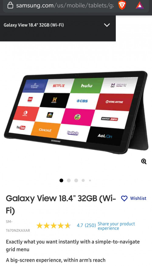 Large android tablet with more than 10" screen