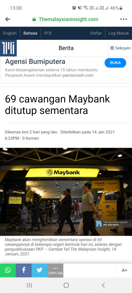 Maybank Close 69 Branches