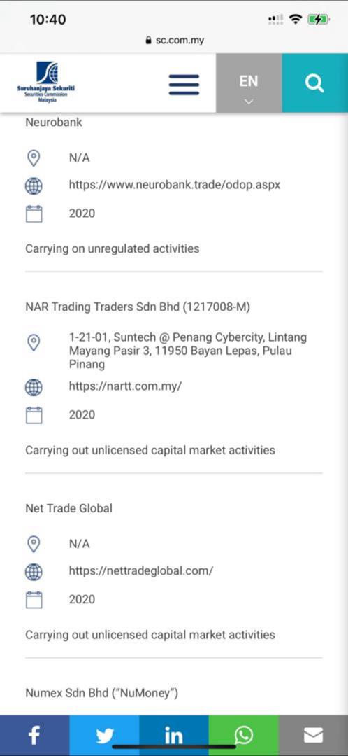 Nar Trading Traders Sdn Bhd
