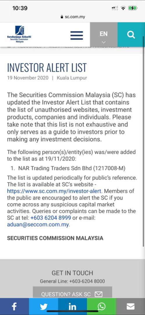 Nar Trading Traders Sdn Bhd