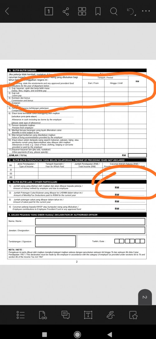 Tax clearance CP21