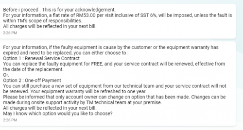 TM inspection charges