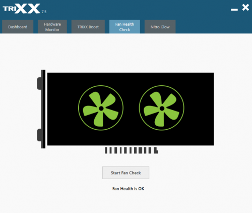 Radeon RX580 Fan Health