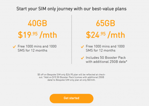 m1 sim only plan $17