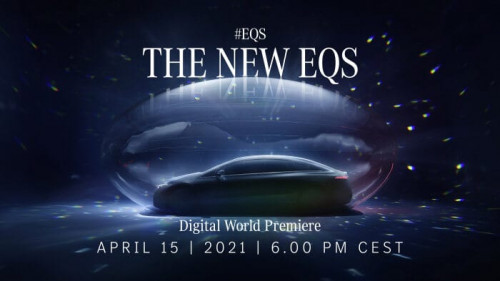 EQS World Premiere on Mercedes me media digital launch of the progressive electric saloon