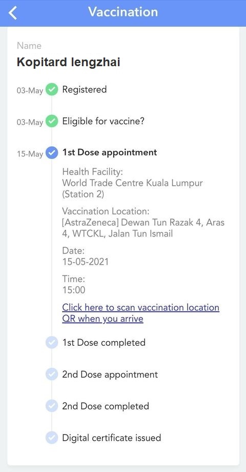 Wtckl vaccine 4 tun razak dewan