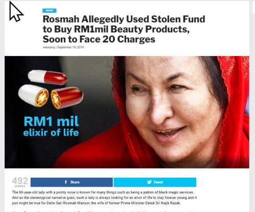 Rosmah Beauty Product