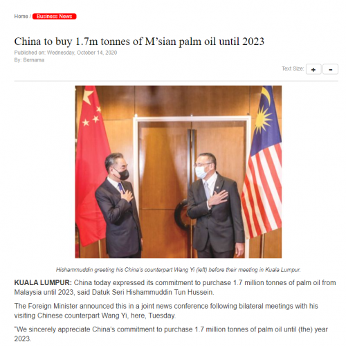 2021 06 02 16 39 07 China to buy 1.7m tonnes of M’sian palm oil until 2023 Daily Express Online 