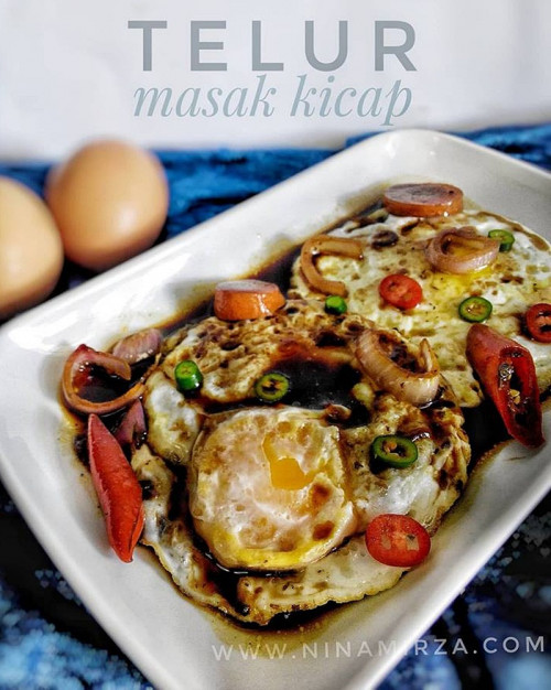 Resipi Telur Masak Kicap Menu Paling Senang Sedap Kegemaran Kanak
