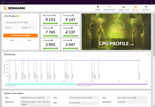 CPU Profile w10