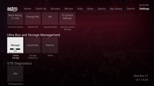 Ultra Box Plug & Play Settings