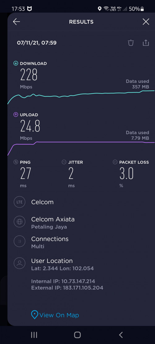 Screenshot 20210716 175313 Speedtest