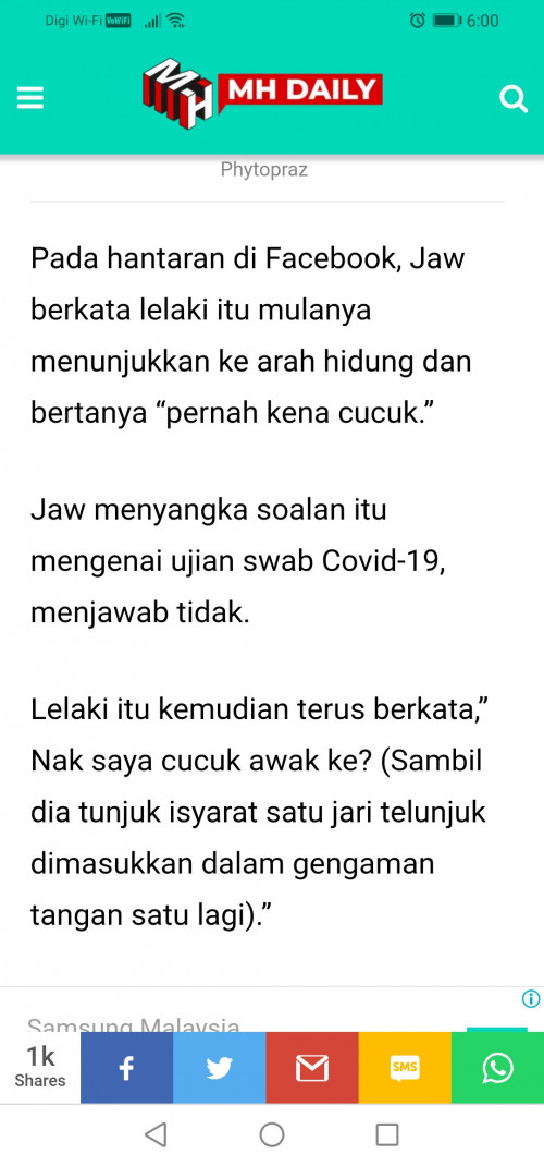 Nak Saya Cucuk Awak