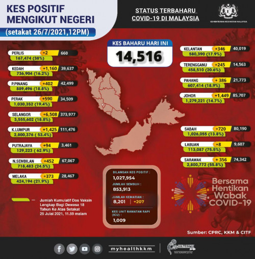 Penang Covid 19 Infections