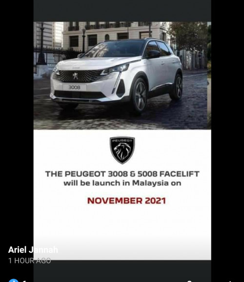 New Peugeot 3008 Facelift Launch Date