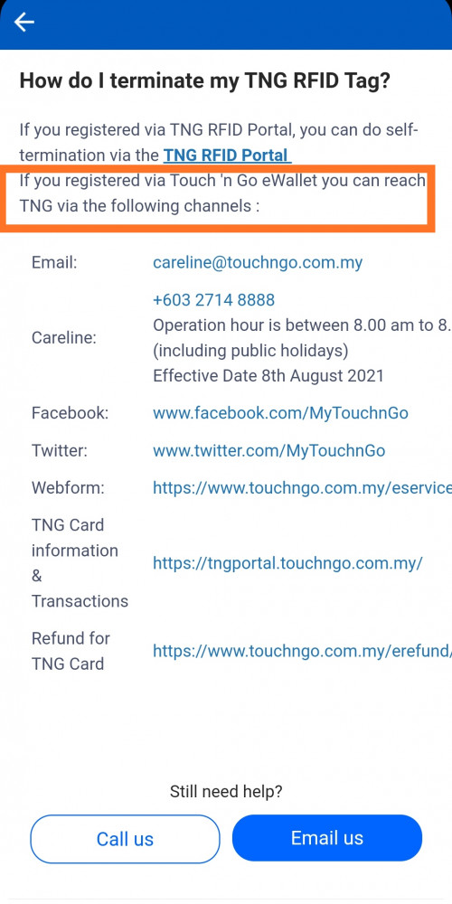 How to deactivate rfid tng