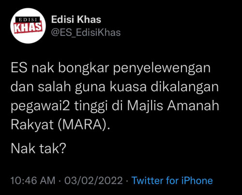 Edisi siasat twitter