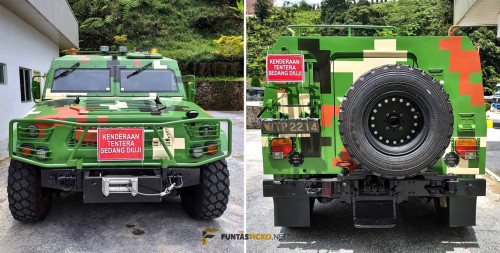 Klon Humvee Dongfeng EQ2050 diuji naik Genting