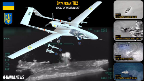 Ukraine Bayraktar TB2 Drone Ghost Of Snake Island