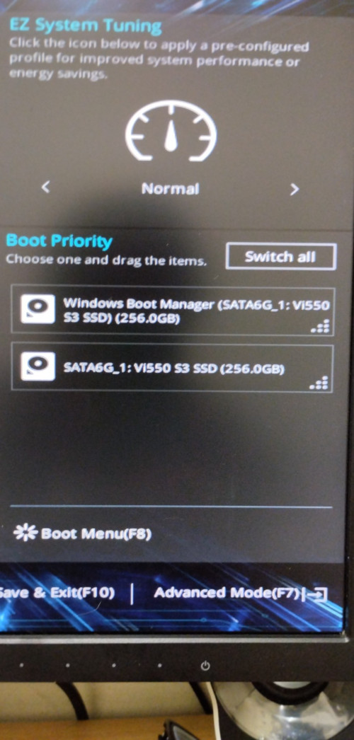 boot priority