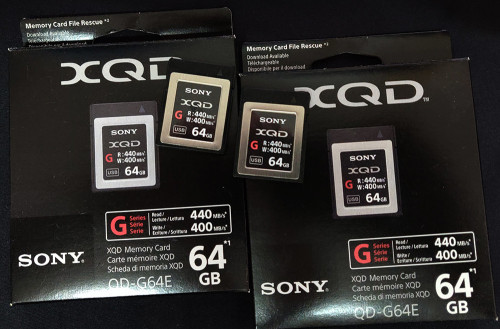 Sony G-Series QD-G64E - Carte mémoire flash - 64 Go - XQD 