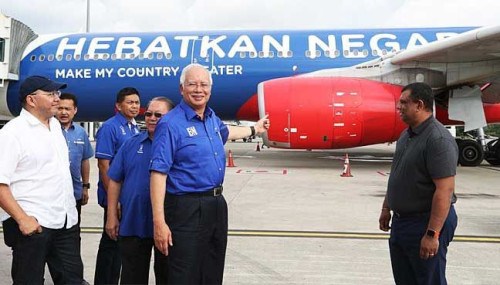 FMT GE14 Najib AirAsia