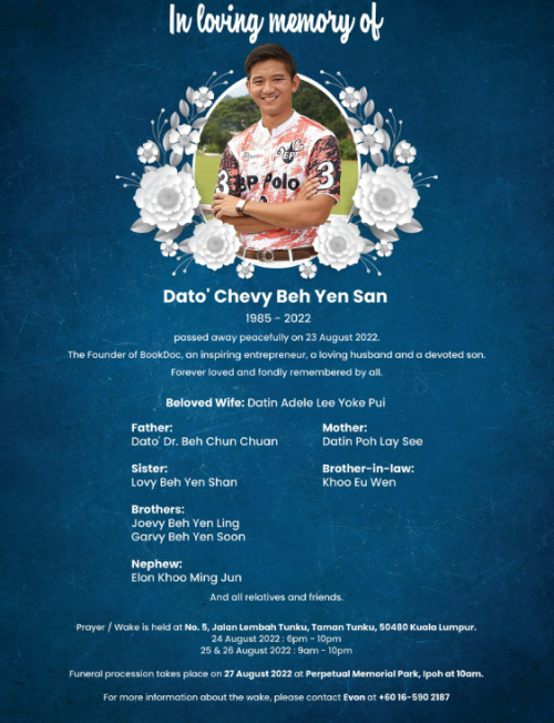 Chevy Beh Obituary
