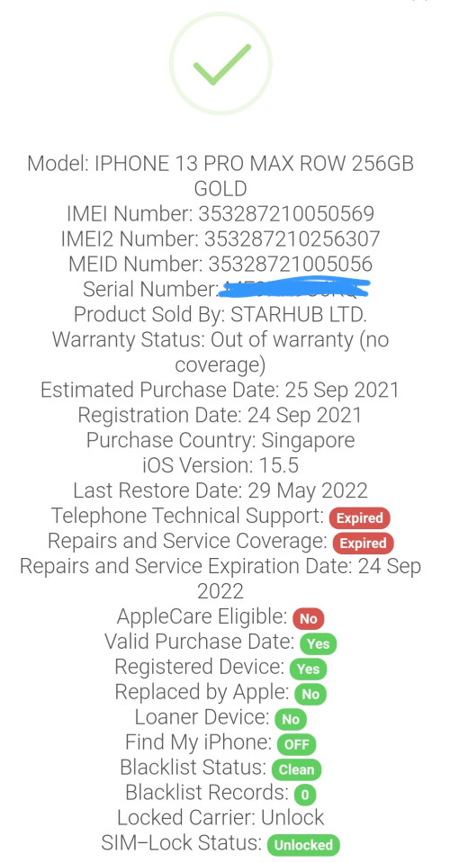 iphone telco check imei