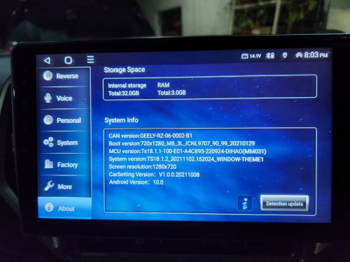 TS18 with configure canbus