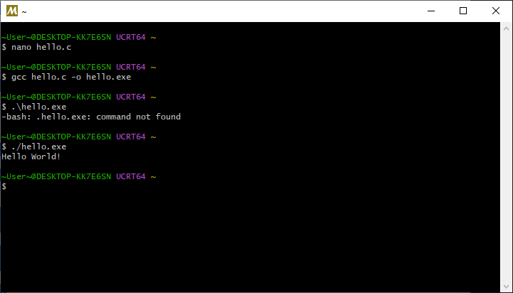 So I've installed and updated Msys2..
