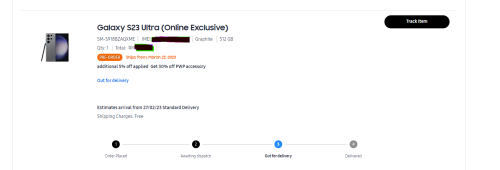S23U delivery
