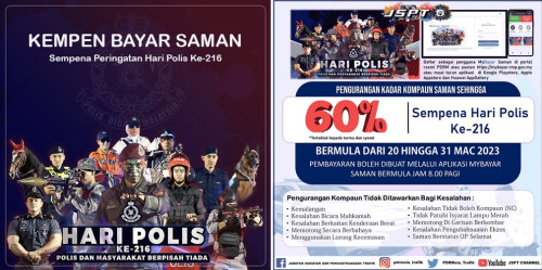 MyBayar 60 off Discount Saman