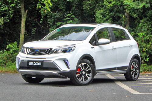 Auto sales statistics China geely Vision X3 SUV