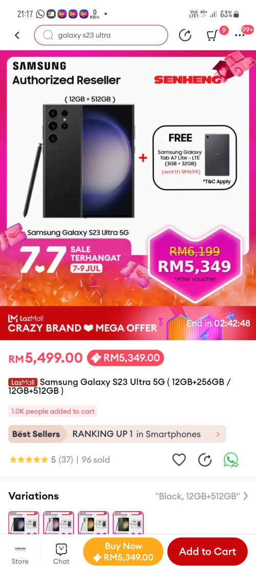 Screenshot 20230709 211719 Lazada
