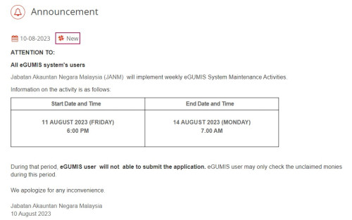 maintenance