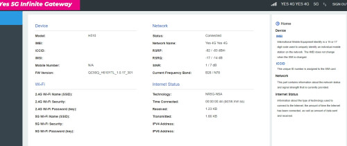 yes 5G router