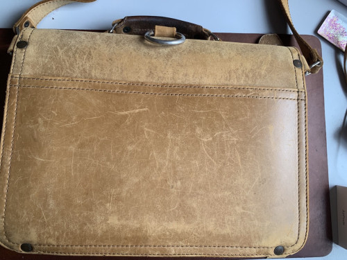 Thirteener Thin Leather Briefcase