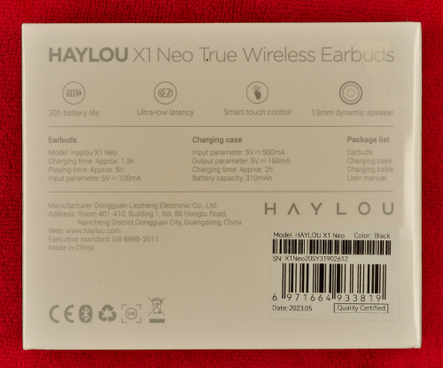 haylou x1 neo back