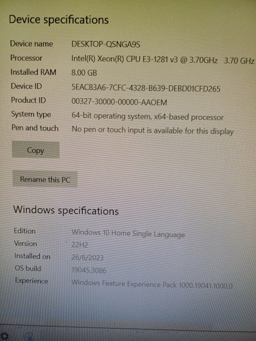Lenovo Xeon Photo 5