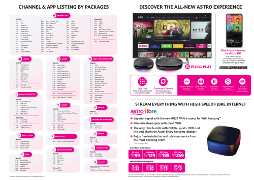 Astro Subscription Rate Card (September 2023) 2