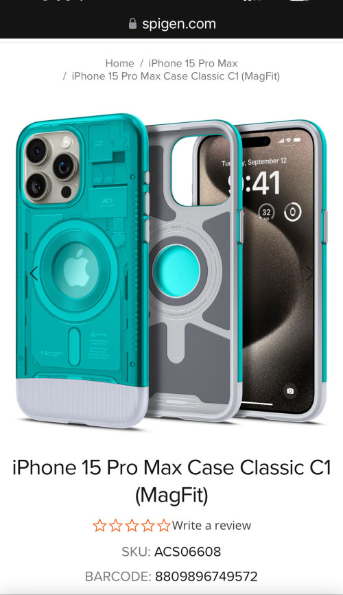 iPhone 15 Pro Spigen Classic C1 MagFit Case Review 