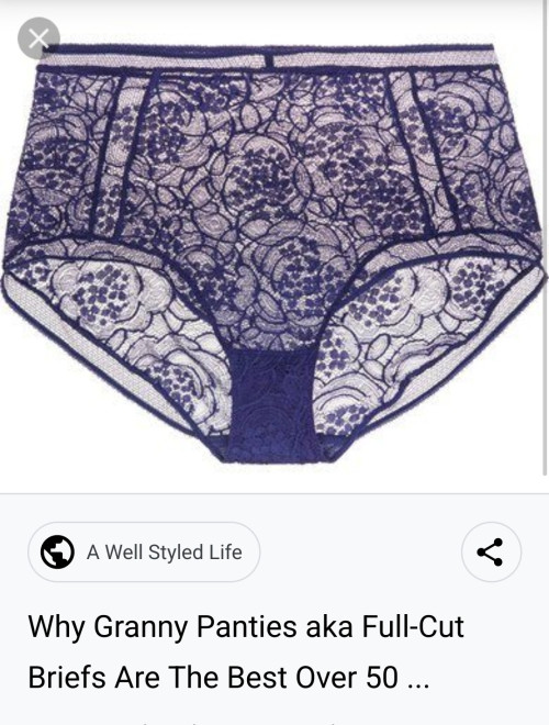 Why Granny Panties aka Full-Cut Briefs Are The Best Over 50 - A Well Styled  Life®