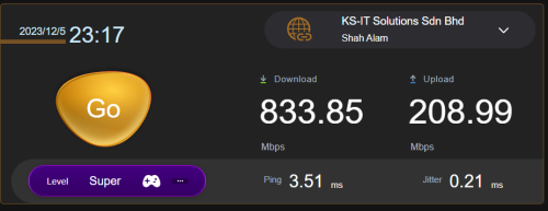 asus speedtest
