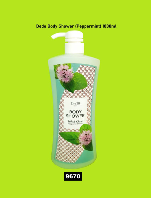 13c 9670 Dede Body Shower (Peppermint) 1000ml