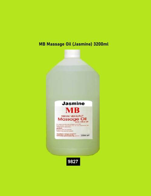 1b 9827 MB Massage Oil (Jasmine) 3200ml