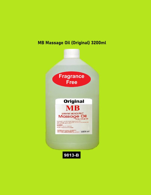 1 9813 B MB Massage Oil (Original) 3200ml